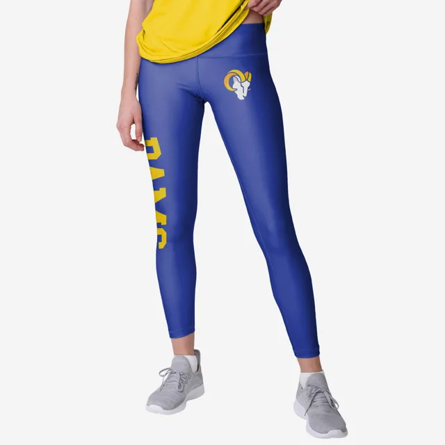 Los Angeles Rams Legging solide avec gros mot pour femme