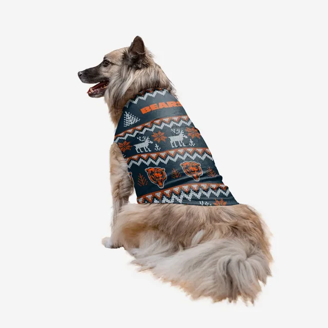 Chicago Bears Pull moche pour vacances en famille pour chiens