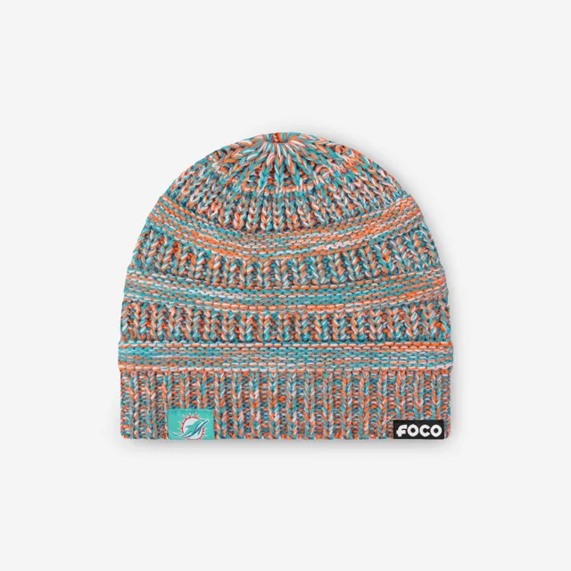 Miami Dolphins Bonnet queue de cheval Color Wave pour femme