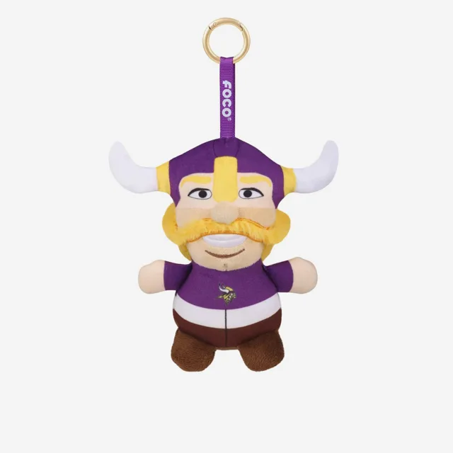 Minnesota Vikings Porte-clés en peluche Teamie Beanie avec breloque pour sac