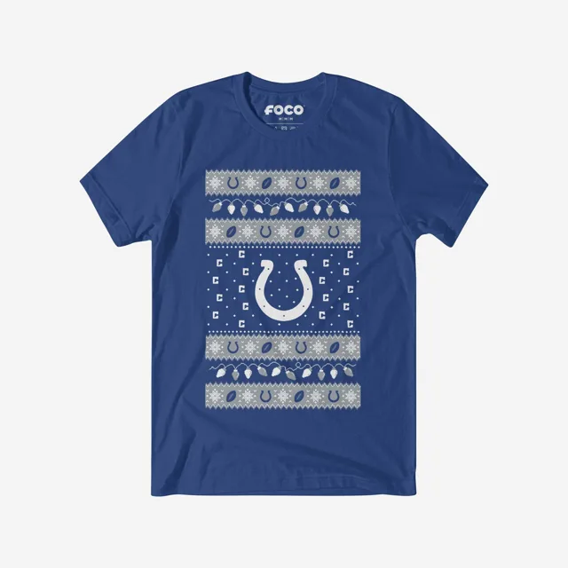 Indianapolis Colts T-shirt pull lumières de Noël