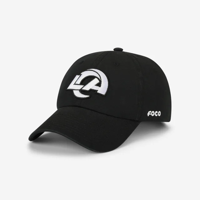 Casquette décontractée noire et blanche Los Angeles Rams