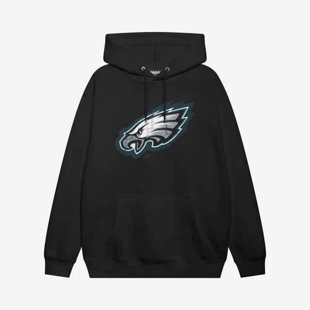Philadelphia Eagles Sweat à capuche avec logo rivet