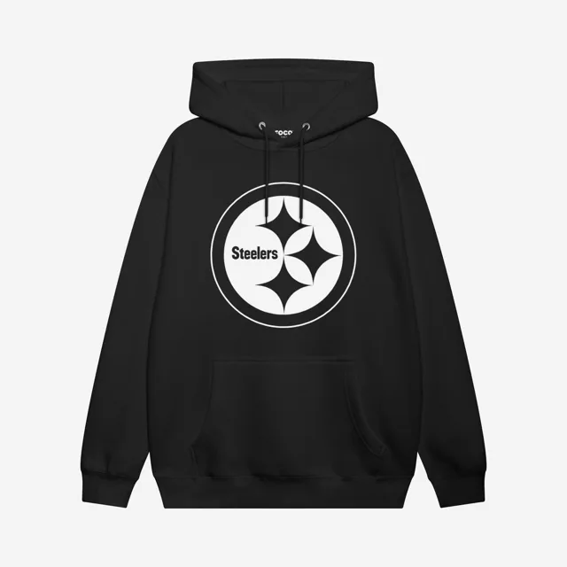 Pittsburgh Steelers Sweat à capuche blanc avec logo