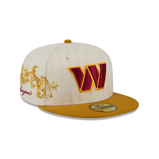 Washington Commanders Casquette ajustée à chevrons chromée 59FIFTY