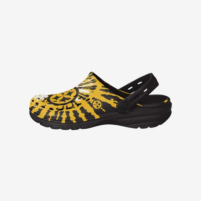 Sabot Tie-Dye Pittsburgh Steelers avec sangle