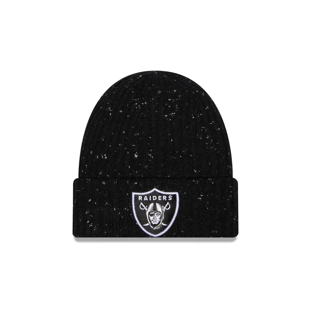 Las Vegas Raiders Bonnet en tricot à revers moucheté