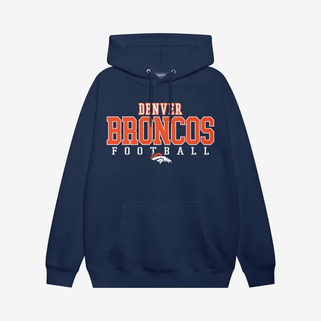 Denver Broncos Sweat à capuche avec logo de football