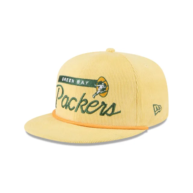 Green Bay Packers Corde en velours côtelé 9FIFTY Snapback Hat