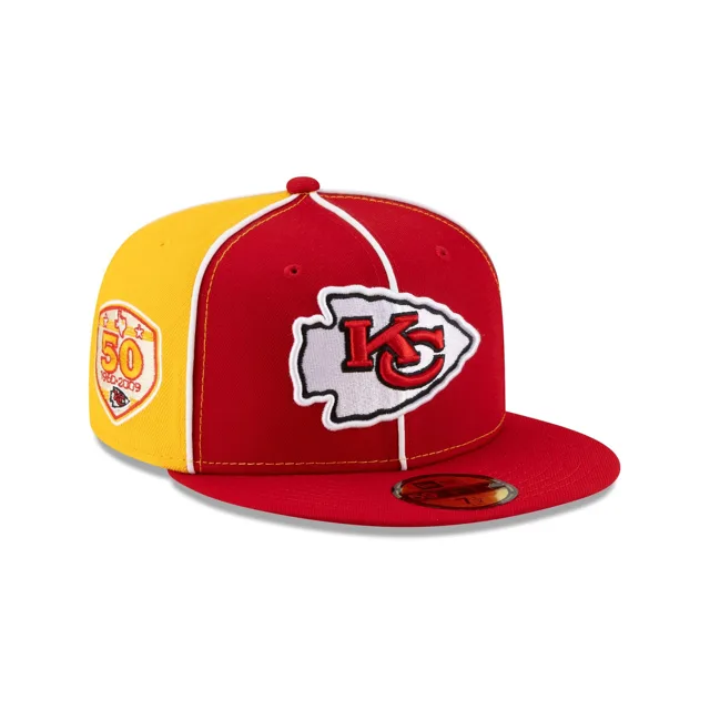 Kansas City Chiefs Chapeau ajusté bicolore Pinwheel 59FIFTY