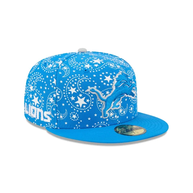Chapeau ajusté 59FIFTY clouté étoile Detroit Lions