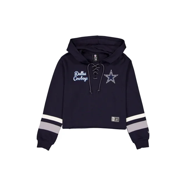 Dallas Cowboys Sweat à capuche court à nouer pour femme