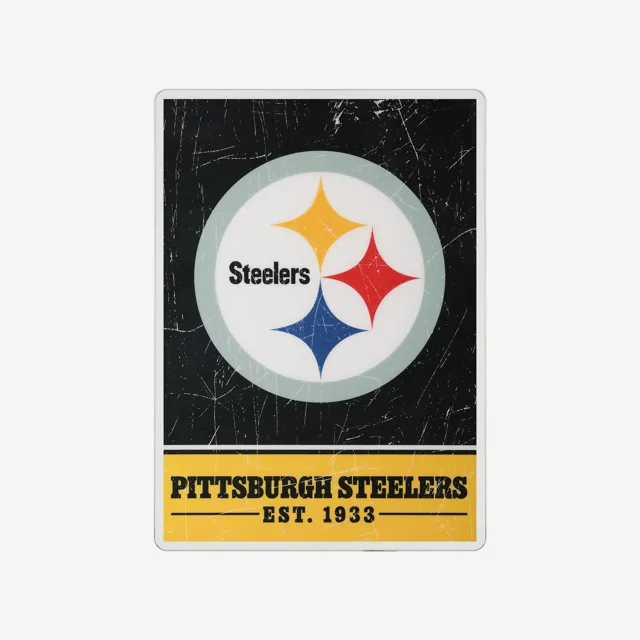 Pittsburgh Steelers Panneau rétroéclairé avec grand logo