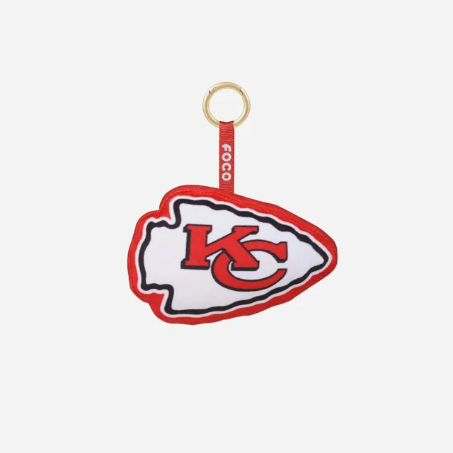 Kansas City Chiefs Porte-clés avec logo de l'équipe en peluche