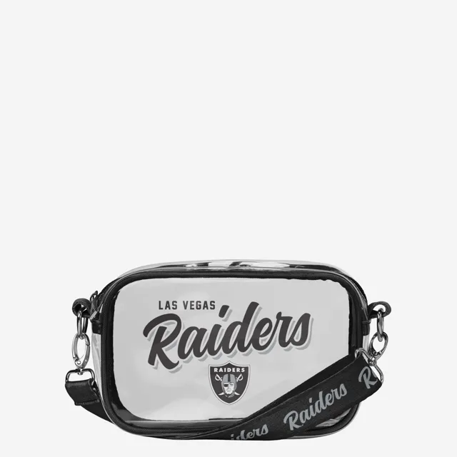 Las Vegas Raiders Sac à bandoulière transparent Monty Script