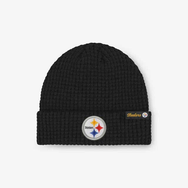 Bonnet gaufré avec logo principal Pittsburgh Steelers