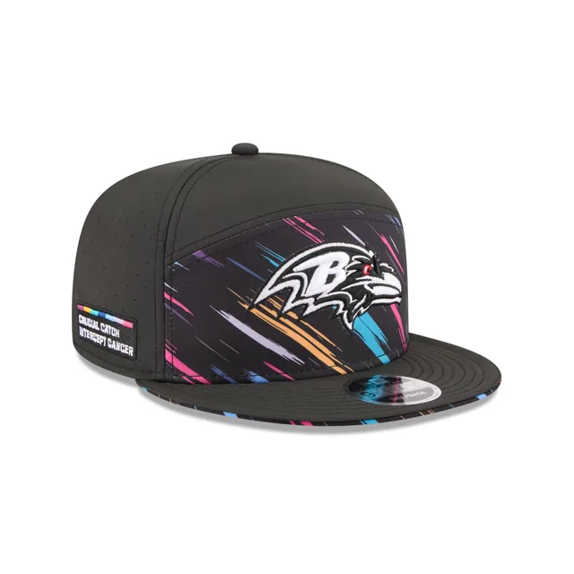 Baltimore Ravens 2026 Casquette Crucial Catch Split Panel 9FIFTY Snapback