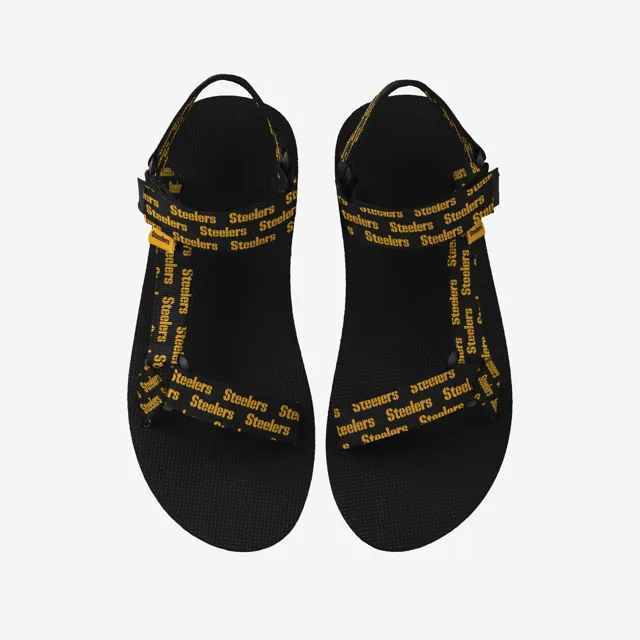 Pittsburgh Steelers Sandale à bride avec logo répété pour femme