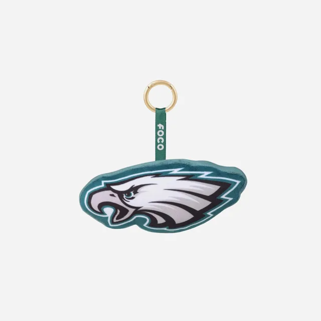Philadelphia Eagles Porte-clés avec logo de l'équipe en peluche