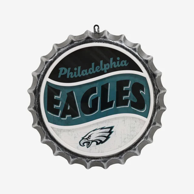 Philadelphia Eagles Panneau mural rétroéclairé au néon LED pour bouchon de bouteille