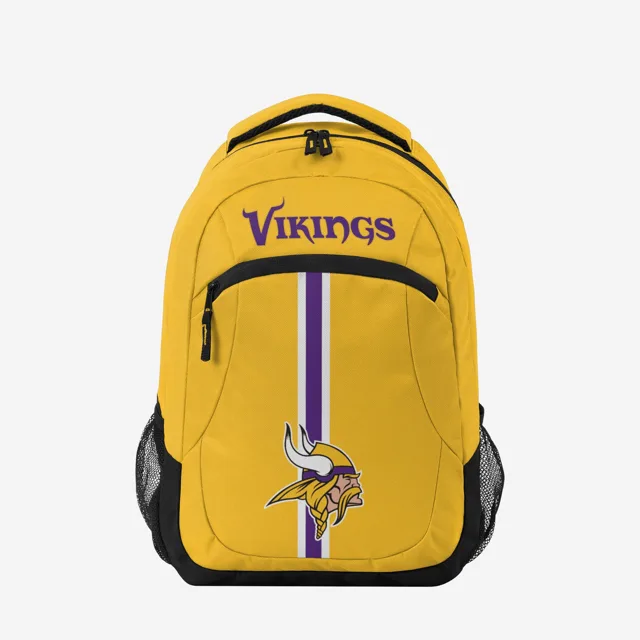 Minnesota Vikings Sac à dos d'action de couleur alternative jaune