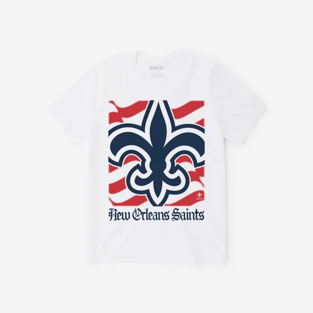 New Orleans Saints T-shirt avec le mot-symbole du patrimoine américain