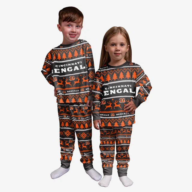 Cincinnati Bengals Pyjama de vacances en famille pour tout-petits