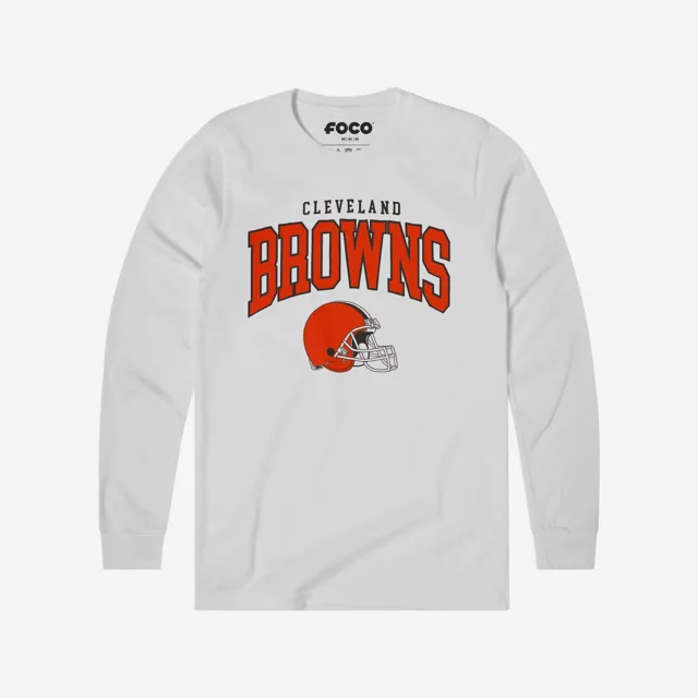 Cleveland Browns T-shirt à manches longues avec logo classique