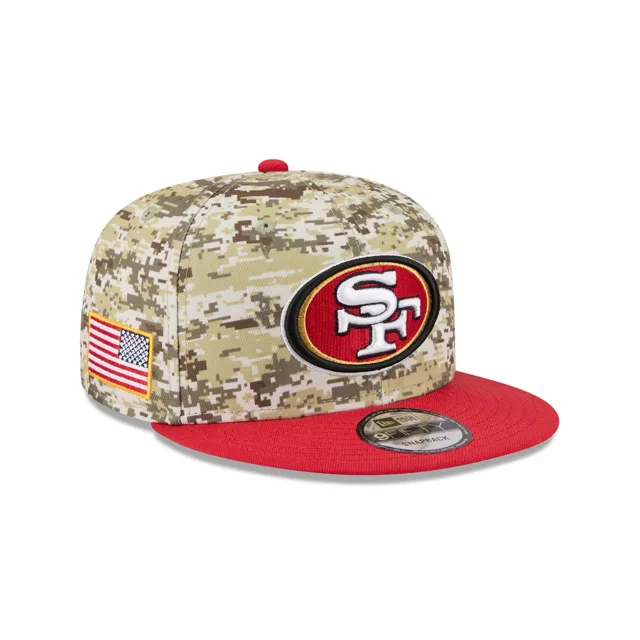 San Francisco 49ers 2025 Salut au service Fan Gear 9FIFTY Snapback Hat