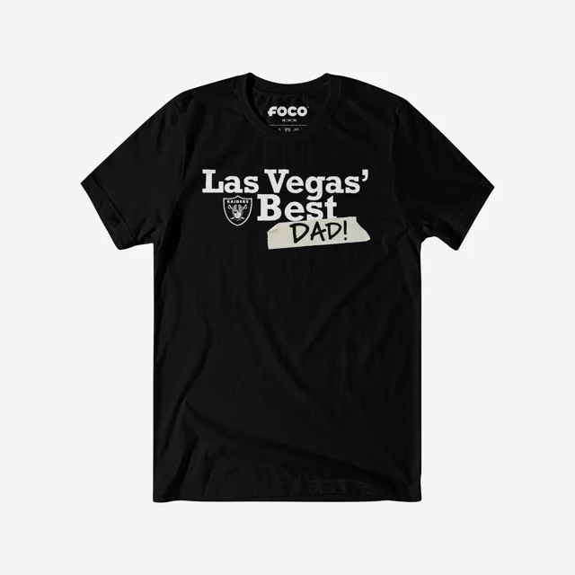 Las Vegas Raiders T-shirt le meilleur papa du monde