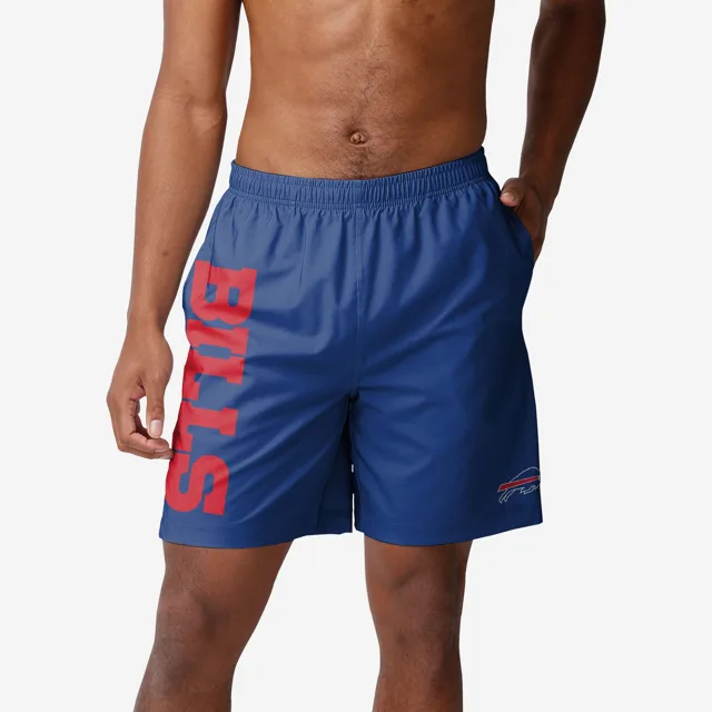 Buffalo Bills Maillot de bain traditionnel avec mot-symbole solide