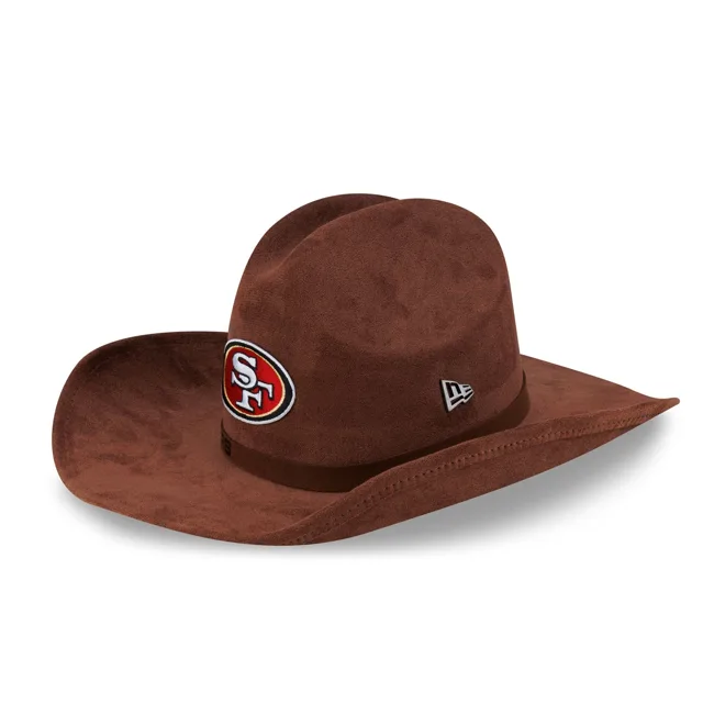 Chapeau de cowboy marron San Francisco 49ers