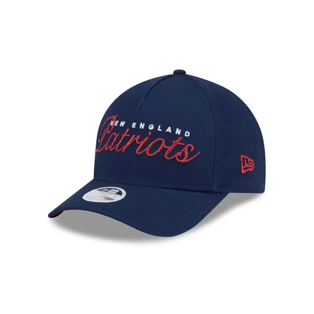New England Patriots Casquette snapback 9FORTY M-Crown A-Frame métallisée pour femmes