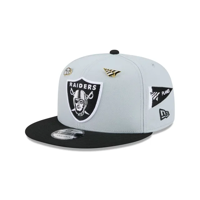 Paper Planes x Las Vegas Raiders Casquette Snapback 9FIFTY grise