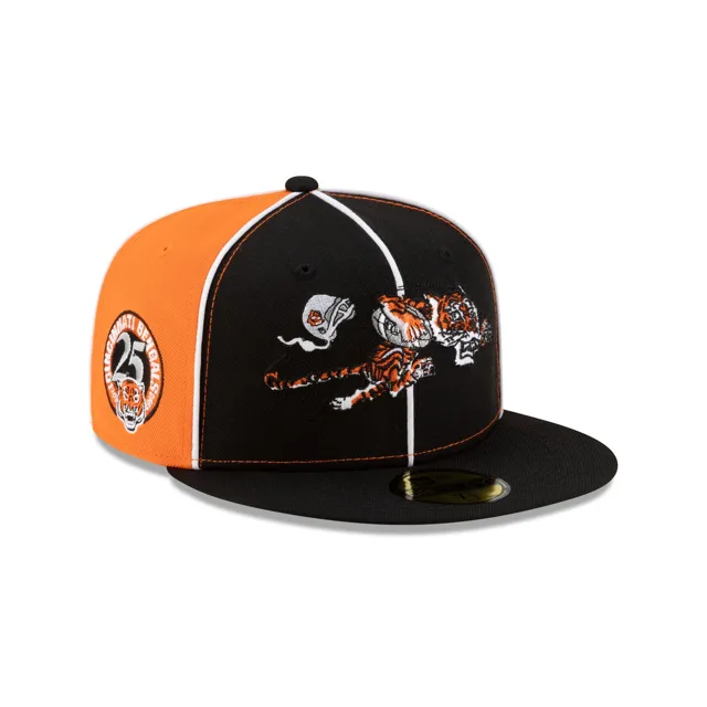 Cincinnati Bengals Chapeau ajusté bicolore Pinwheel 59FIFTY