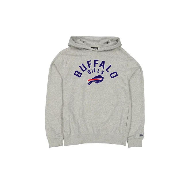 Buffalo Bills Sport Night Sweat à capuche gris chiné