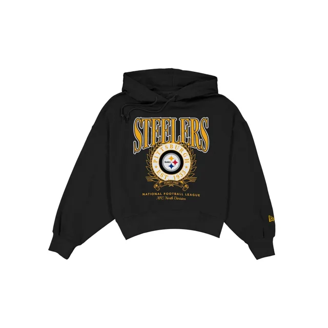 Pittsburgh Steelers Sweat à capuche Boxy Laurel pour femme