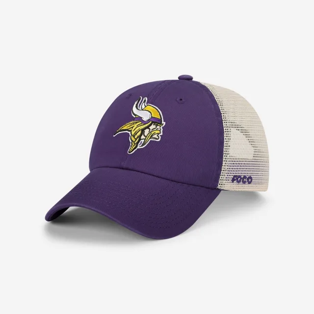 Minnesota Vikings Casquette de camionneur décontractée avec logo principal