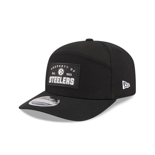 Pittsburgh Steelers Propriété du panneau divisé en patch 9SEVENTY Stretch-Snap Hat