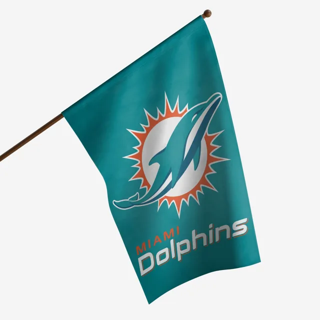 Miami Dolphins Drapeau vertical solide