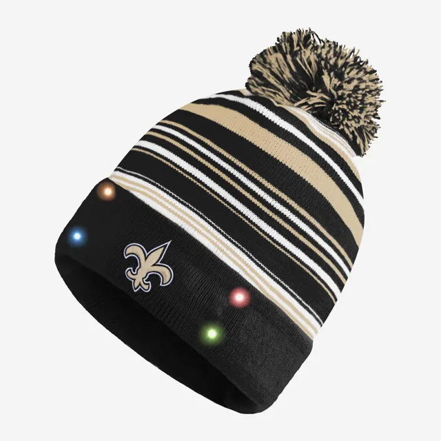 Bonnet lumineux à rayures horizontales New Orleans Saints