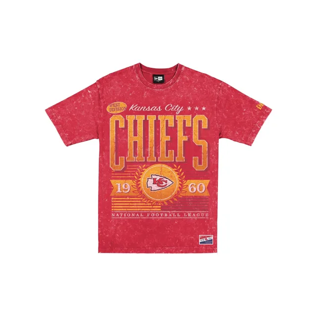 Kansas City Chiefs T-shirt rétro délavé vintage