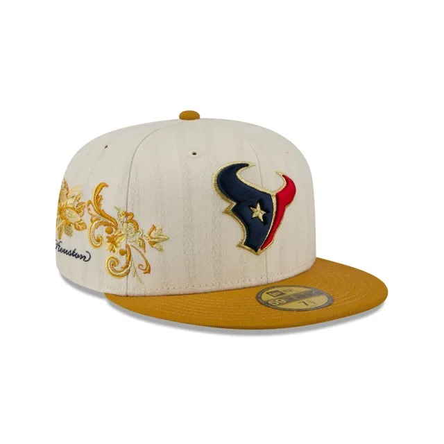 Houston Texans Casquette ajustée à chevrons chromée 59FIFTY