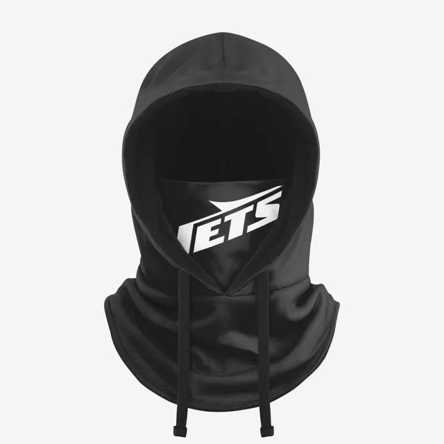 New York Jets Guêtre à capuche noire avec cordon de serrage