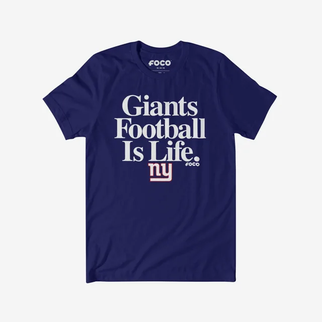 New York Giants T-shirt Le football est la vie