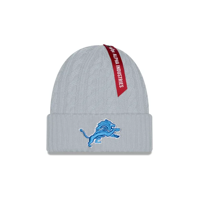 Alpha Industries x Detroit Lions Bonnet en tricot torsadé