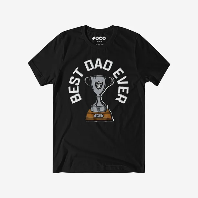 Las Vegas Raiders T-shirt Trophée du meilleur papa de tous les temps