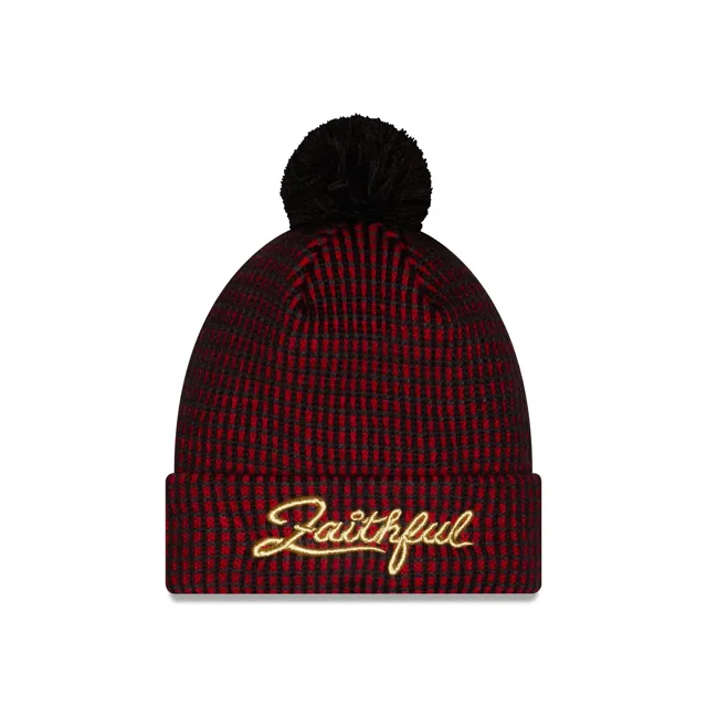 San Francisco 49ers 2026 Rivalries Bonnet en tricot à pompon pour enfants