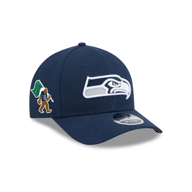 Seattle Seahawks Super Bowl LX Champions Sasquatch Sidepatch 9FORTY Casquette Snapback M-Crown