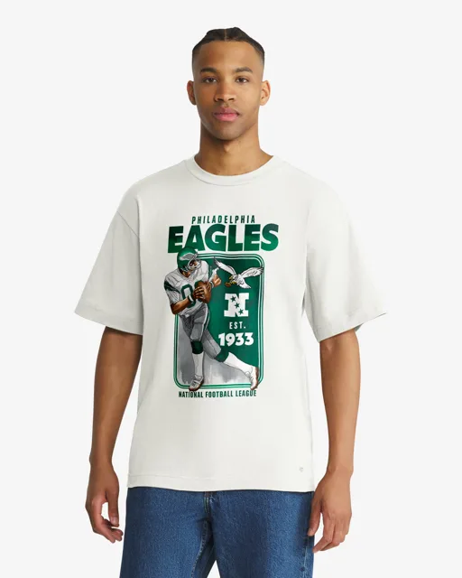 Philadelphia Eagles T-SHIRT FONDATION HISTORIQUE PLAYBRUSH '47